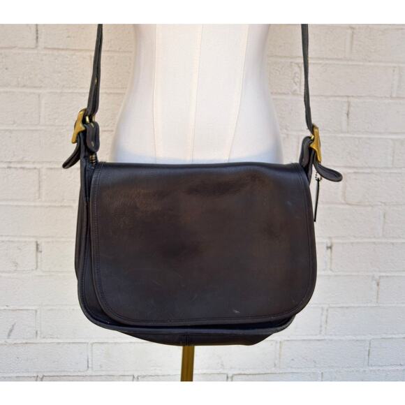 Coach Legacy 9951 Black Glove-Tanned Leather Patricia Messenger w/ Hangtag - Picture 4 of 8